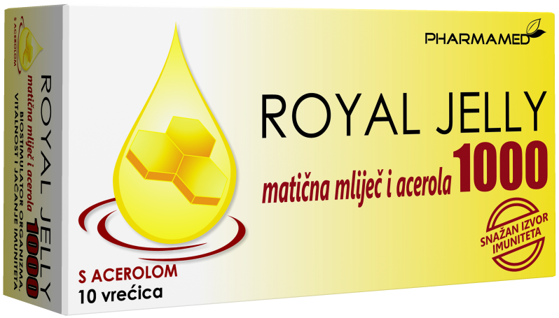 Pharmamed Royal Jelly 1000 sa acerolom 10 vrećica