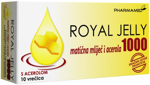 Pharmamed Royal Jelly 1000 sa acerolom 10 vrećica