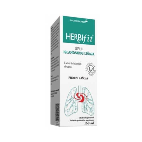 Pharmamed Herbifit Islandski lišaj sirup 150ml