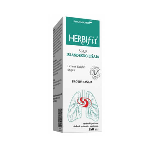Pharmamed Herbifit Islandski lišaj sirup 150ml