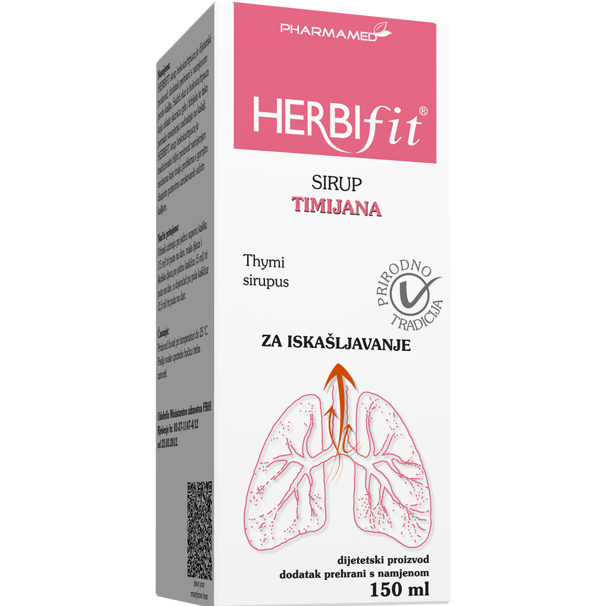 Pharmamed Herbifit Timijan sirup 150ml