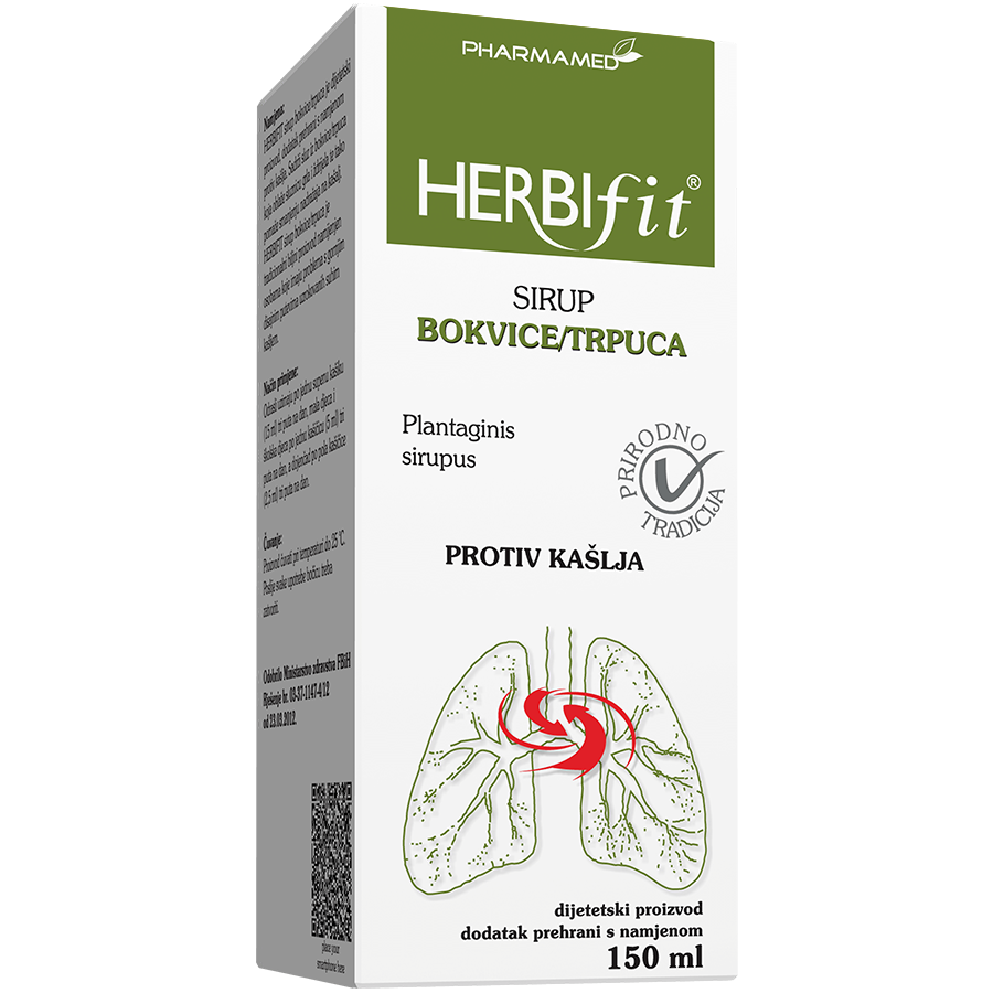Pharmamed Herbifit Trputac - TRPUCA/ Bokvica sirup 150ml