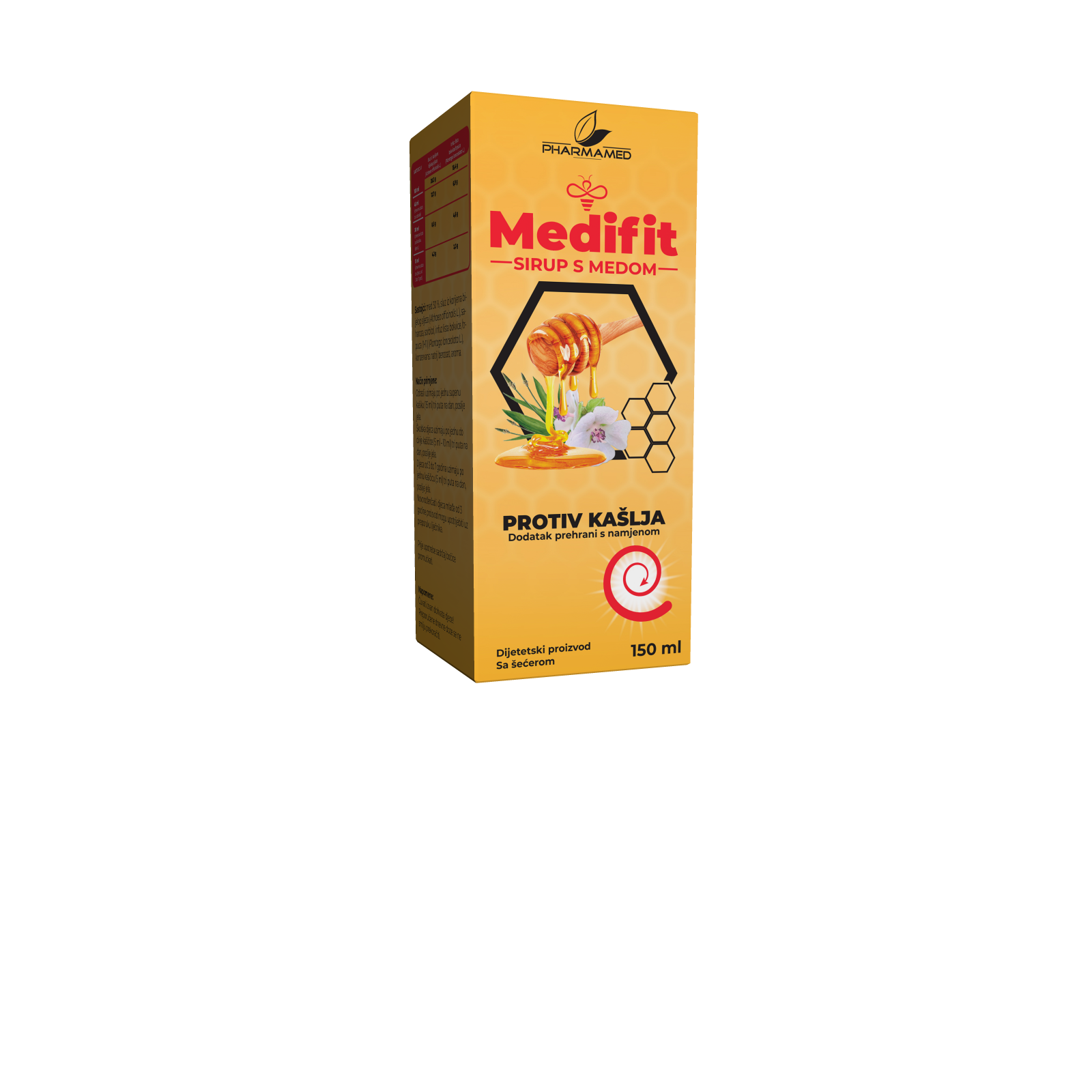 Pharmamed Medifit sirup s medom protiv kašlja 150ml