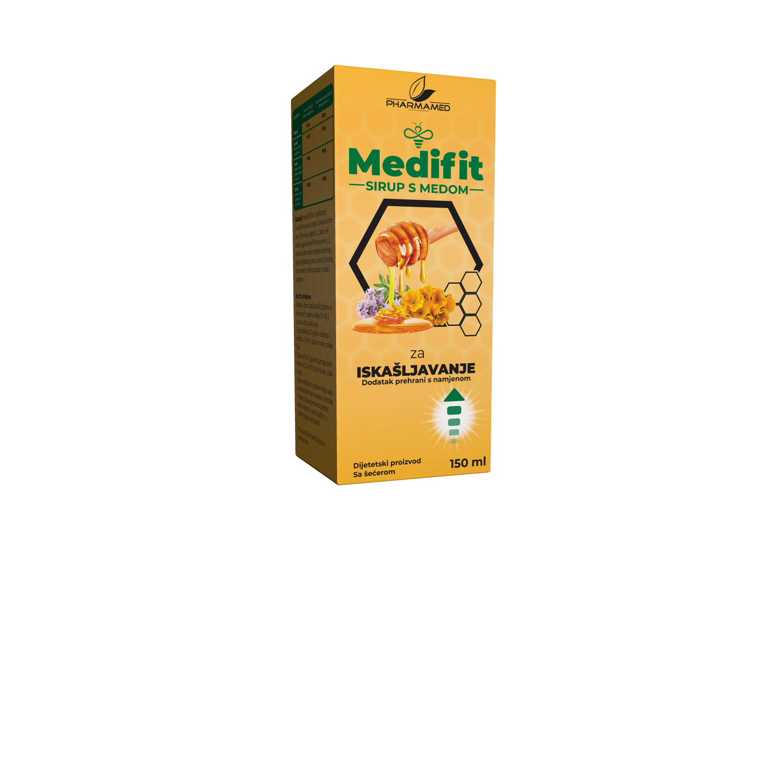 Pharmamed Medifit sirup s medom za iskašljavanje 150ml