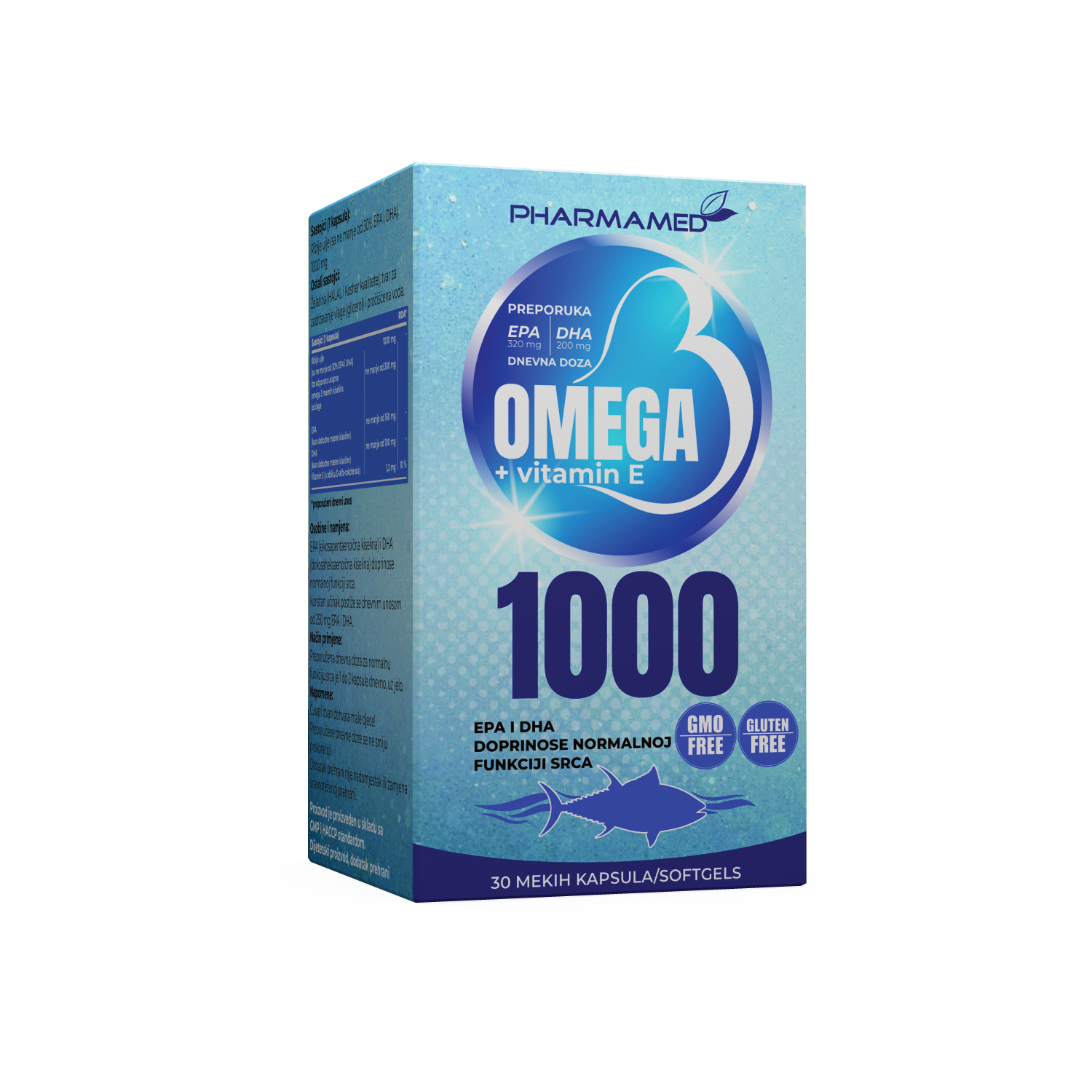 Pharmamed  Omega-3 1000 meke kapsule a30