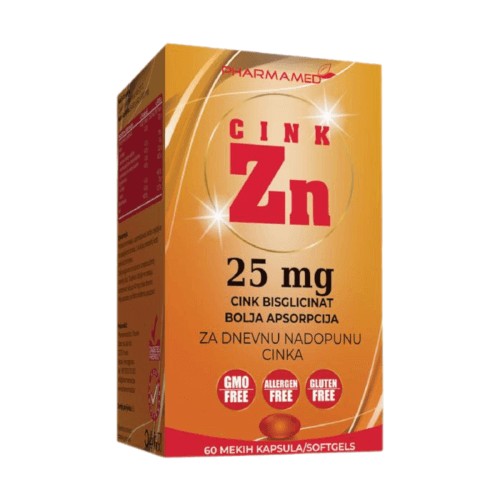 Pharmamed Zink 25mg 60 kapsula
