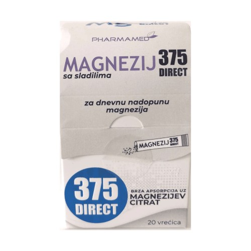 Pharmamed Magnezij 375mg 20 vrećica (MAGNEZIJ CITRAT)