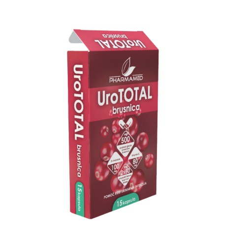 Pharmamed UroTOTAL brusnica kapsule a15
