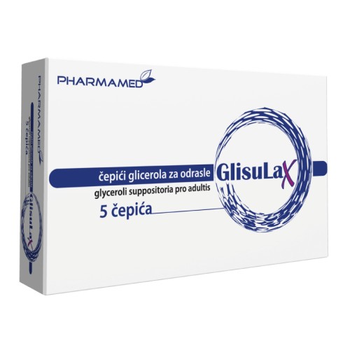 Pharmamed GlisuLax čepići glicerola za odrasle a5