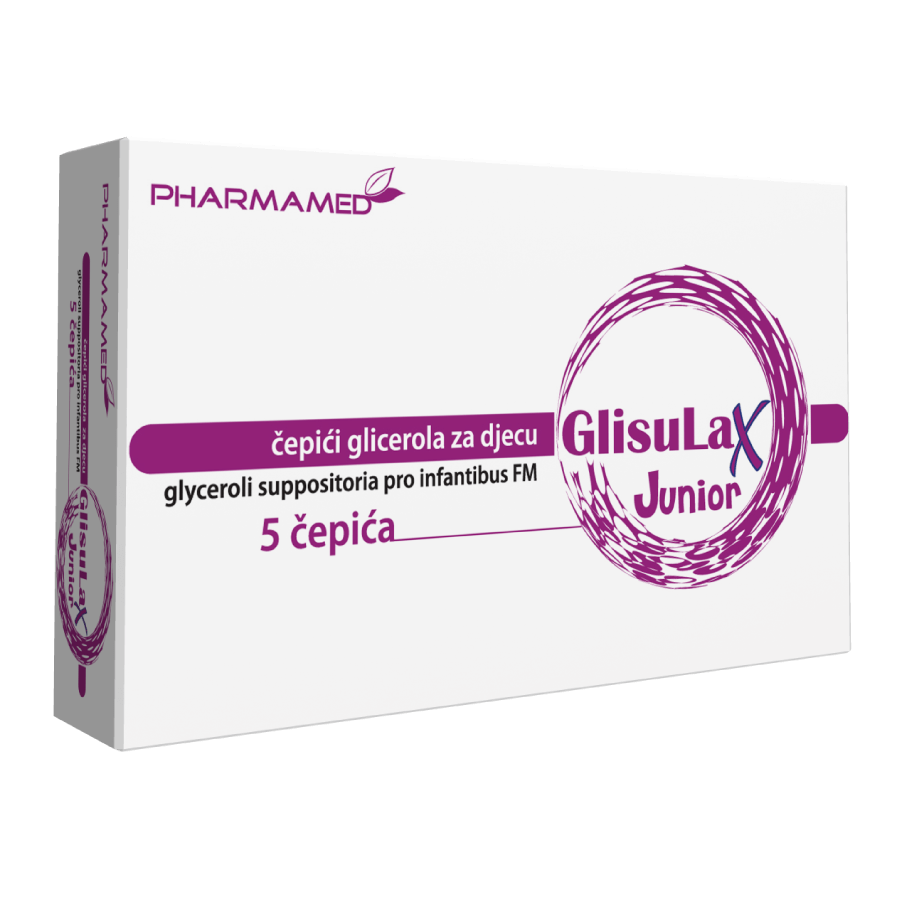 Pharmamed GlisuLax Junior čepići glicerola za djecu a5