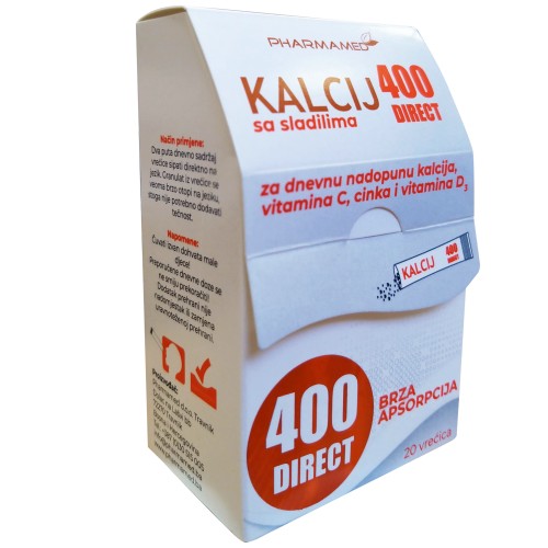 Pharmamed Kalcij 400 DIRECT vrećice a20