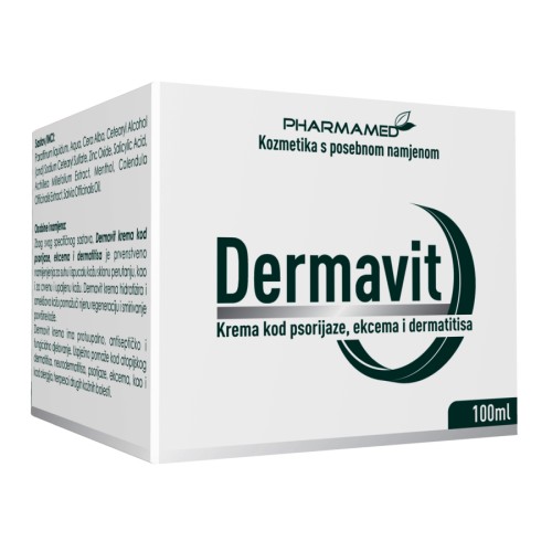 Pharmamed Dermavit krema kod psorijaze, ekcema i dermatitisa 100ml