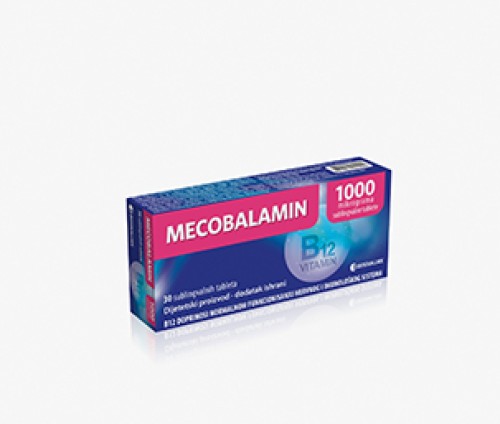 Bosnalijek MECOBALAMIN 1000 μg sublingvalne tablete  Vitamin B12 a30