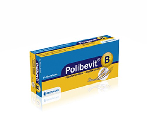 Bosnalijek POLIBEVIT® B (25 mg + 5 mg + 5 mg + 4 mg + 2 mg + 0,002 mg) film tablete