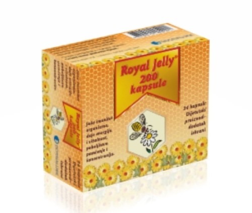 Bosnalijek ROYAL JELLY 200 mg kapsule a24