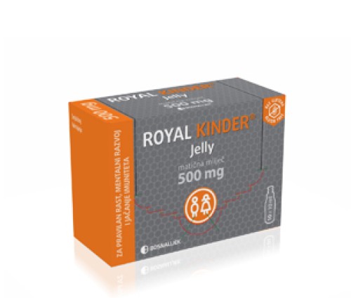 Bosnalijek ROYAL KINDER Jelly 500mg  suspenzija a10 bočice - MATIČNA MLIJEČ