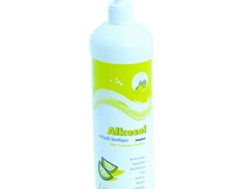Bosnalijek ALKOSOL OTOPINA 1L, Antiseptik/Dezinficijens, miris limuna -- etanol 96%, izopropanol, ortofenilfenol