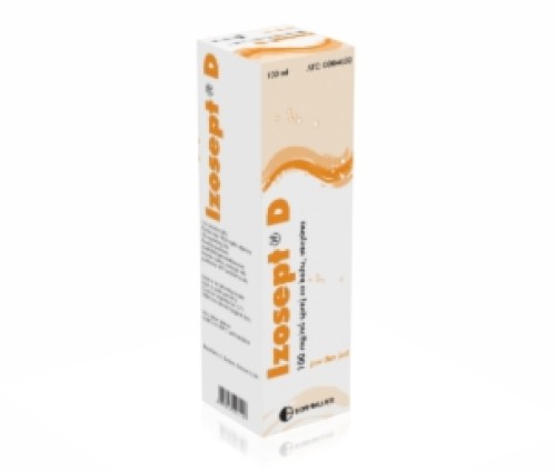 Bosnalijek IZOSEPT D (povidon jod) 10%   100ml   sprej za kožu, otopina -- Bezreceptni lijek