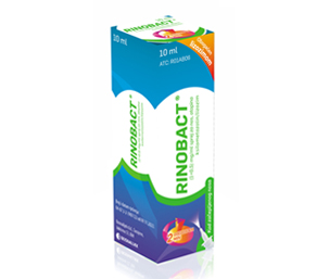 Bosnalijek RINOBACT, sprej za nos, otopina, (1+0,5) mg/ml ksilometazolin, lizozim -- Bezreceptni lijek