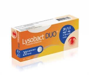 Bosnalijek LYSOBACT DUO, komprimovane lozenge, 20 mg /1,5  lizozim + cetilpiridin -- Bezreceptni lijek