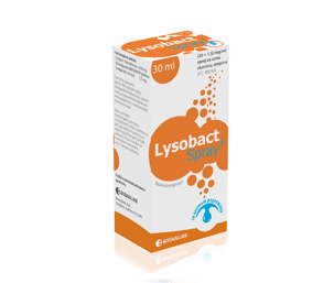 Bosnalijek LYSOBACT Spray s aromom peperminta, sprej za usnu sluznicu 30ml lizozim + cetilpiridin -- Bezreceptni lijek