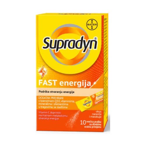 Supradyn Q10 vrećice 10 vrećica