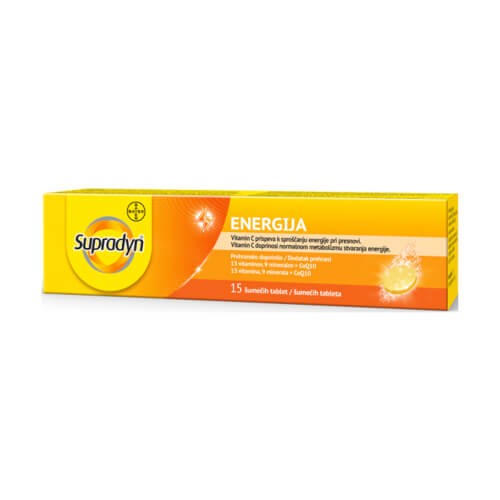 Supradyn Q10 šumeće tablete 15 šumećih tableta
