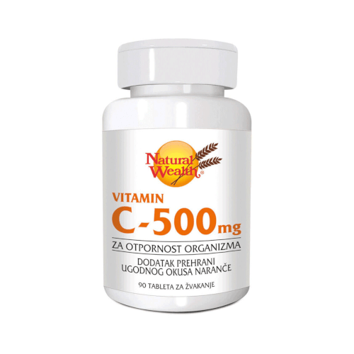 Natural Wealth C-500mg za žvakanje 90 tableta za žvakanje