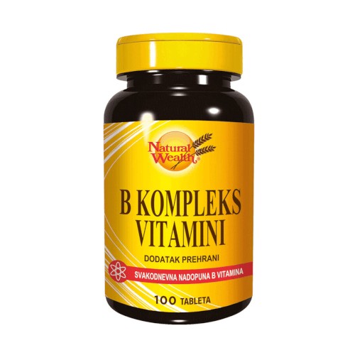 Natural Wealth B kompleks vitamini 100 tableta