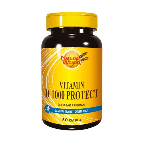 Natural Wealth Vitamin D 1000 Protect 50 kapsula