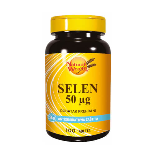 Natural Wealth Selen 50 μg 100 tableta
