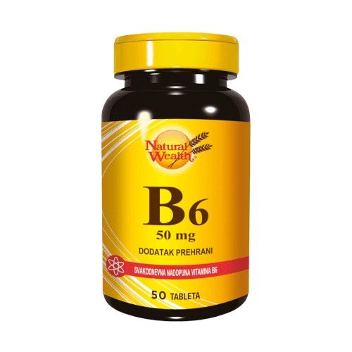 Natural Wealth Vitamin B6 50 tableta