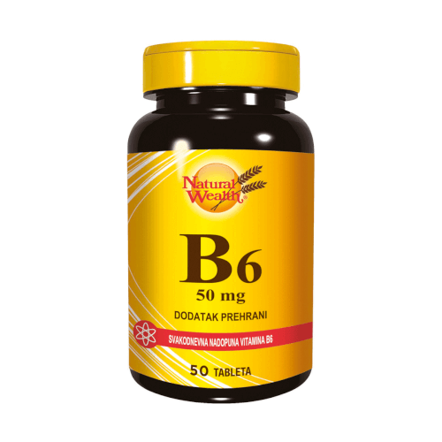 Natural Wealth Vitamin B6 50 tableta