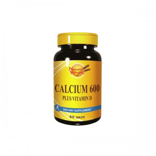 Natural Wealth Calcium 600 + vitamin D tbl. A60