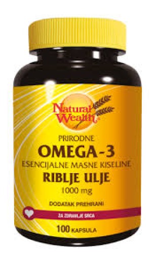 Natural Wealth OMEGA-3 1000mg kapsule a 100