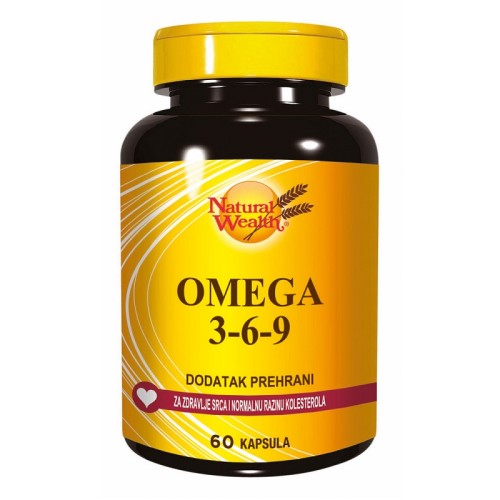 Natural Wealth Omega 3-6-9, 60 kapsula