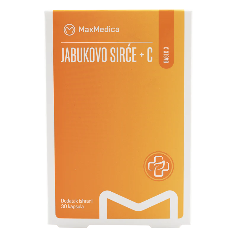 MaxMedica Jabukovo sirće + C, 30 kapsula