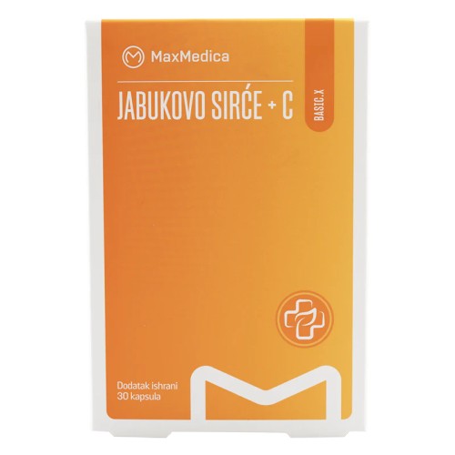 MaxMedica Jabukovo sirće + C, 30 kapsula