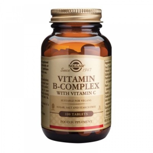 SOLGAR B complex + vitamin C tbl. A100