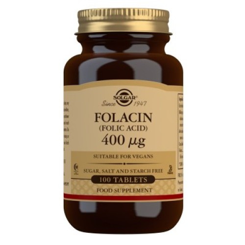 SOLGAR Folna kiselina 400µg tbl. A100