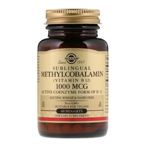 SOLGAR  B12  Methylcobalamin 1000µg tbl a30