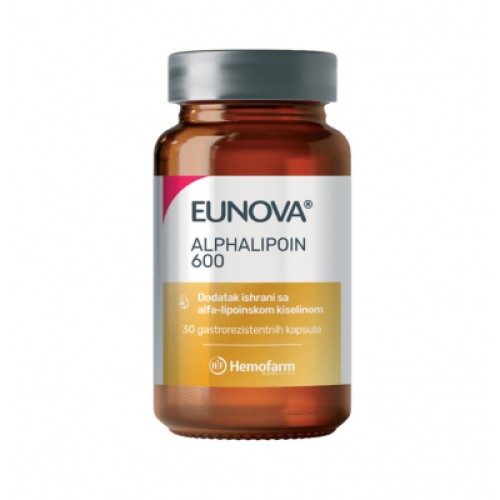 Eunova Alphalipoin 600mg 30 kapsula