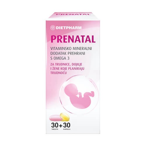 Dietpharm Prenatal tablete i kapsule 30 + 30