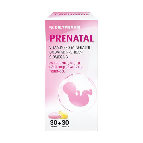 Dietpharm Prenatal tablete i kapsule 30 + 30