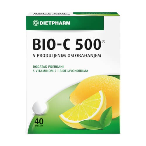 Dietpharm BIO-C 500 tablete 40 tableta