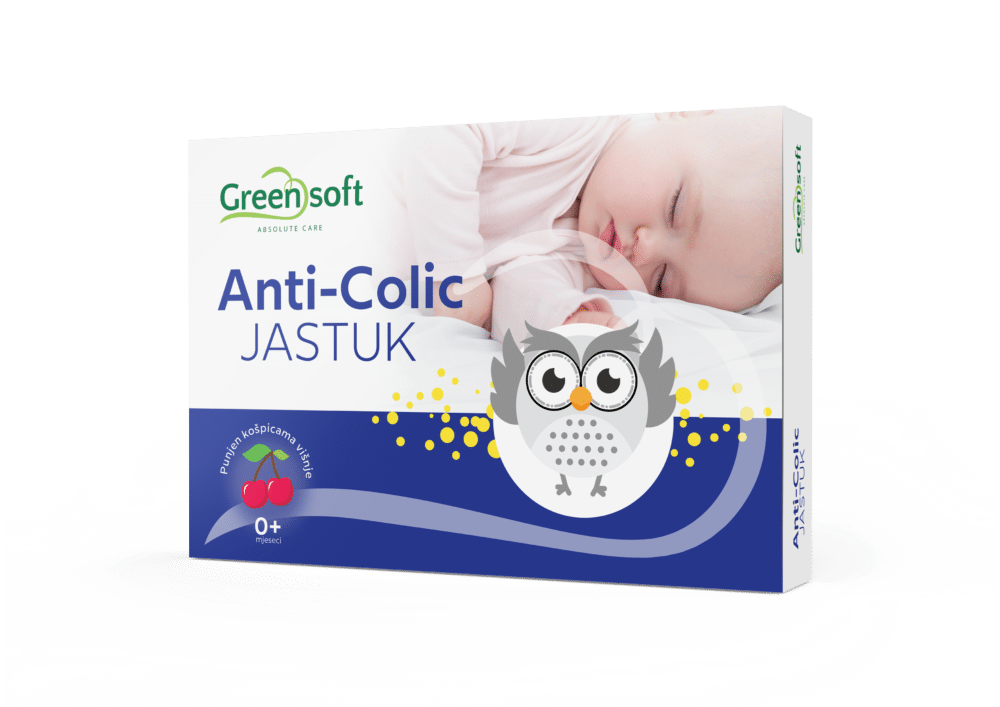 GREEN SOFT PRIRODNI ANTI-COLIC jastuk (punjen košpicama višnje)