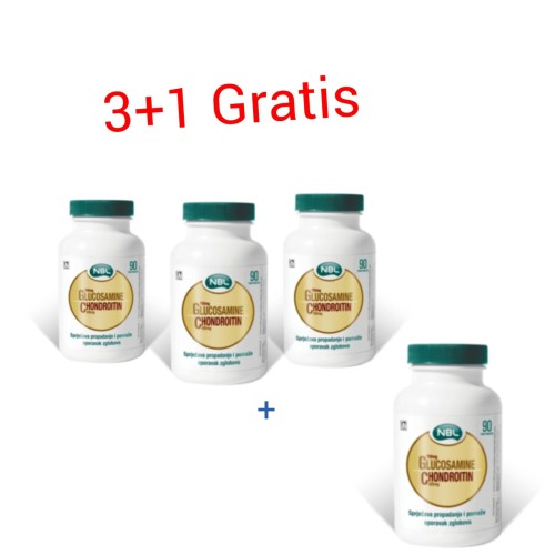 NBL Glucosamine Chondroitin tablete A 90 3+1 GRATIS