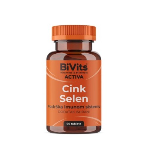 BiVits Cink 10mg + Selen 55mcg tbl A60