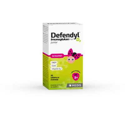 Defendyl Imunoglukan D3 Junior a30 Početna  Defendyl Imunoglukan  Defendyl Imunoglukan D3 Junior a30