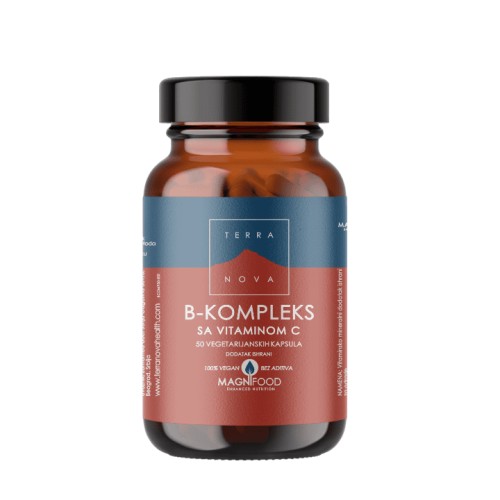 Terranova Vitamini B-kompleks sa vitaminom C kapsule a50